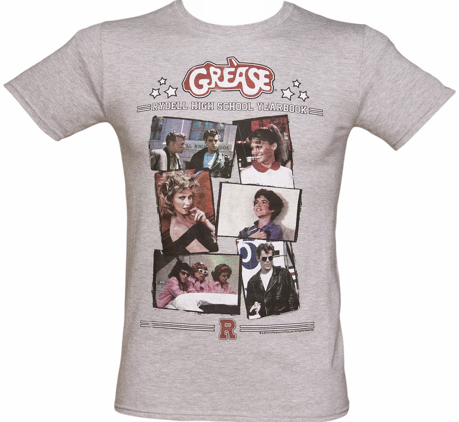 Mens Grease Rydell High Yearbook T-Shirt