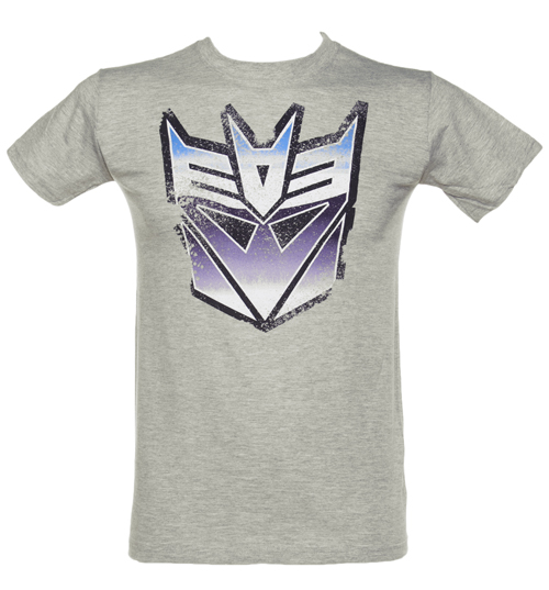 Mens Grey Decepticon Transformers T-Shirt
