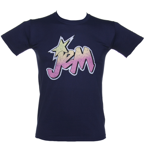 Mens Jem and The Holograms Logo T-Shirt