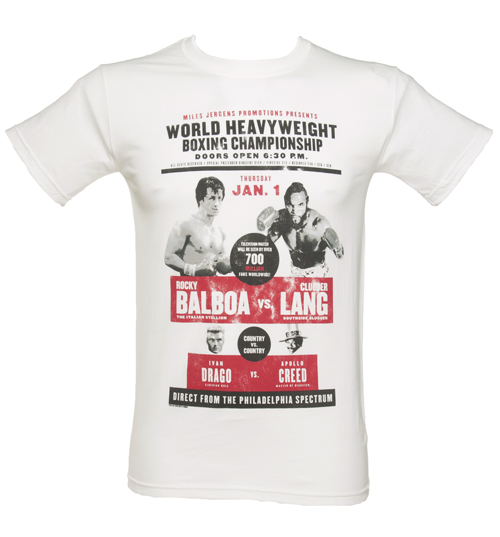 Mens Rocky Balboa vs Clubber Lang T-Shirt