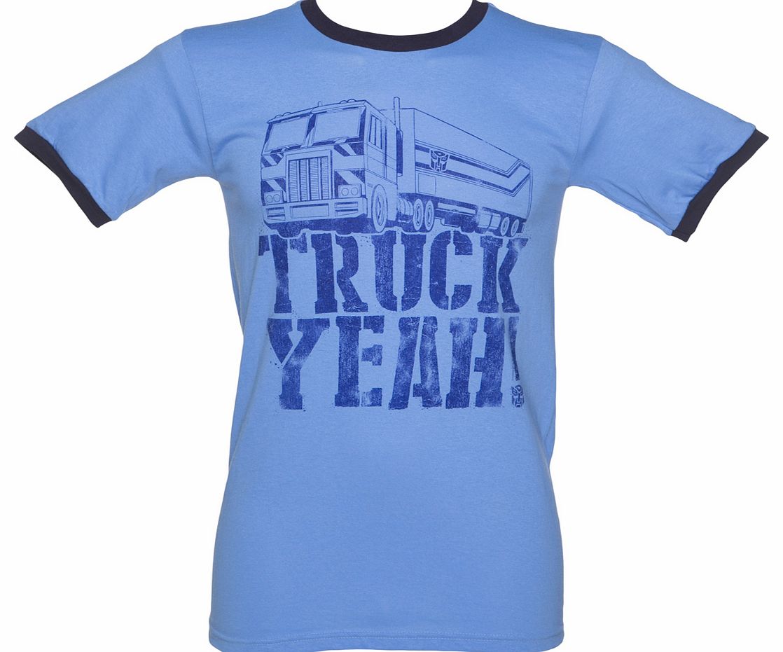 Mens Transformers Truck Yeah Ringer T-Shirt