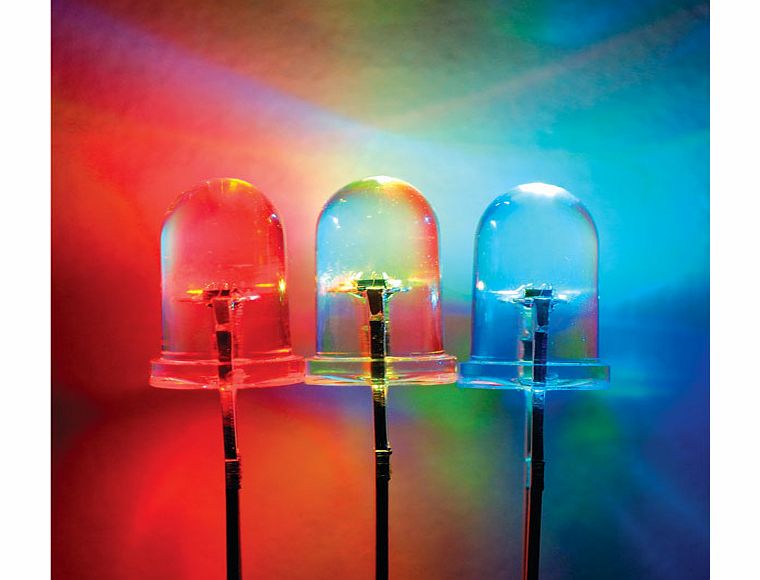 TruOpto 3mm Rainbow LED Colour Cycling Diffused