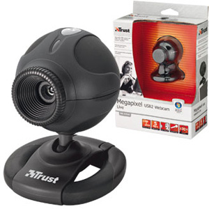 trust Megapixel USB2 Webcam Live WB-6250X - 15355