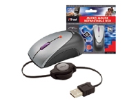 Micro Mouse Retractable USB