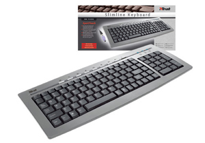 trust Slimline Keyboard KB-1400S UK - 14227