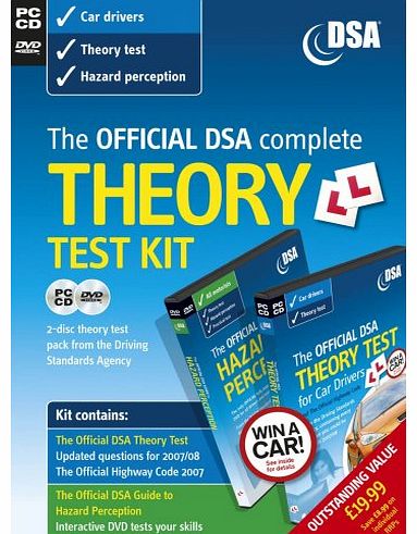 The Official DSA Complete Theory Test Kit for Car Drivers (PC DVD)