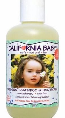 TT-PLAY California Baby Shampoo amp; Bodywash (No Tears, Non-Irritating, Safe And Gentle) - Calming 8.5 Fl Oz Baby / Child / Infant / Kid
