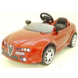 TT Toys Licensed Alfa Brera 6V Ride on Kids Electric battery powered Outdoor Car