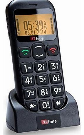 Jupiter Big Button Easy Senior Sim Free Unlocked Mobile Phone Panic Button Talking numbers