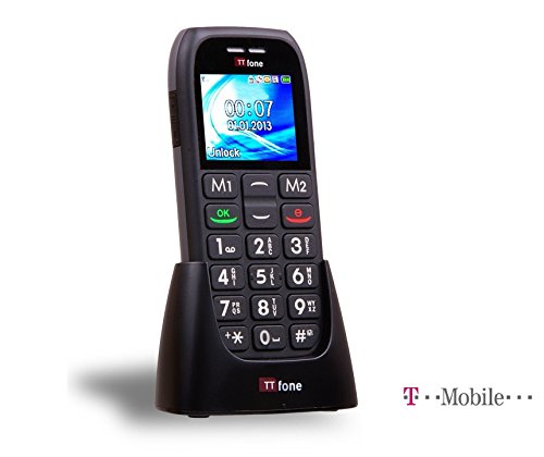 Mars PAYG Big Button Mobile Phone with Emergency Button free Dock (T-Mobile Pay as you go)