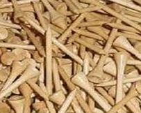 Turfmaster 500 Wooden Golf Club Tees , 2 3/4``
