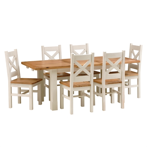 Tuscany Distressed Extending Dining Set 570.016