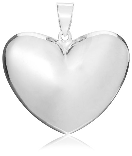 Tuscany Silver Large Puffed Heart Pendant