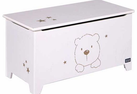 3 Bears Toy Box - White