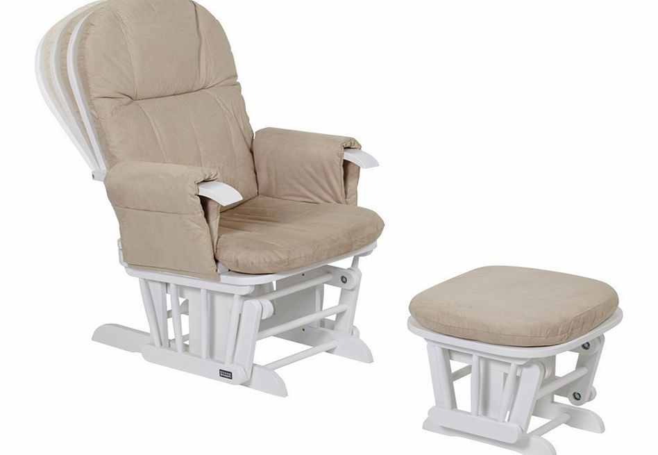 Glider Chair  Stool White