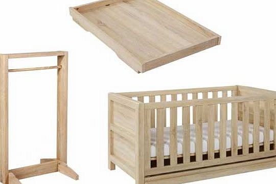 Tutti Bambini Milan Essentials Oak Furniture Set