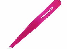 Tweezerman Brows Mini Slant Tweezers Neon Pink