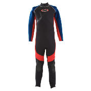 Wetsuit Full Kids age 8/9 Red