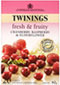 Twinings Fresh and Fruity Cranberry, Raspberry
