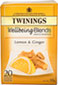 Twinings Lemon and Ginger Tea Bags (20 per pack