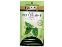 speciality Peppermint tea bags, tagged,