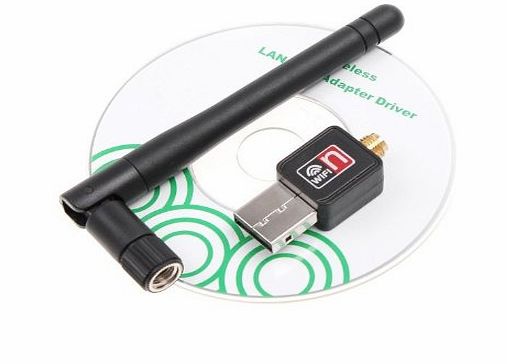 TY-1289 hot sell Mini 150M USB WiFi Wireless Network Networking Card LAN Adapter with Antenna Computer Accessories,
