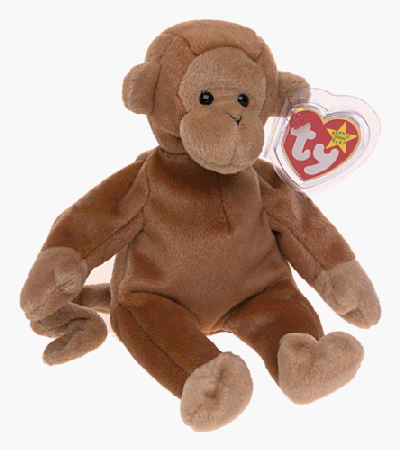 Ty Bongo The Orangutan - 8`` Original Beanie Babies