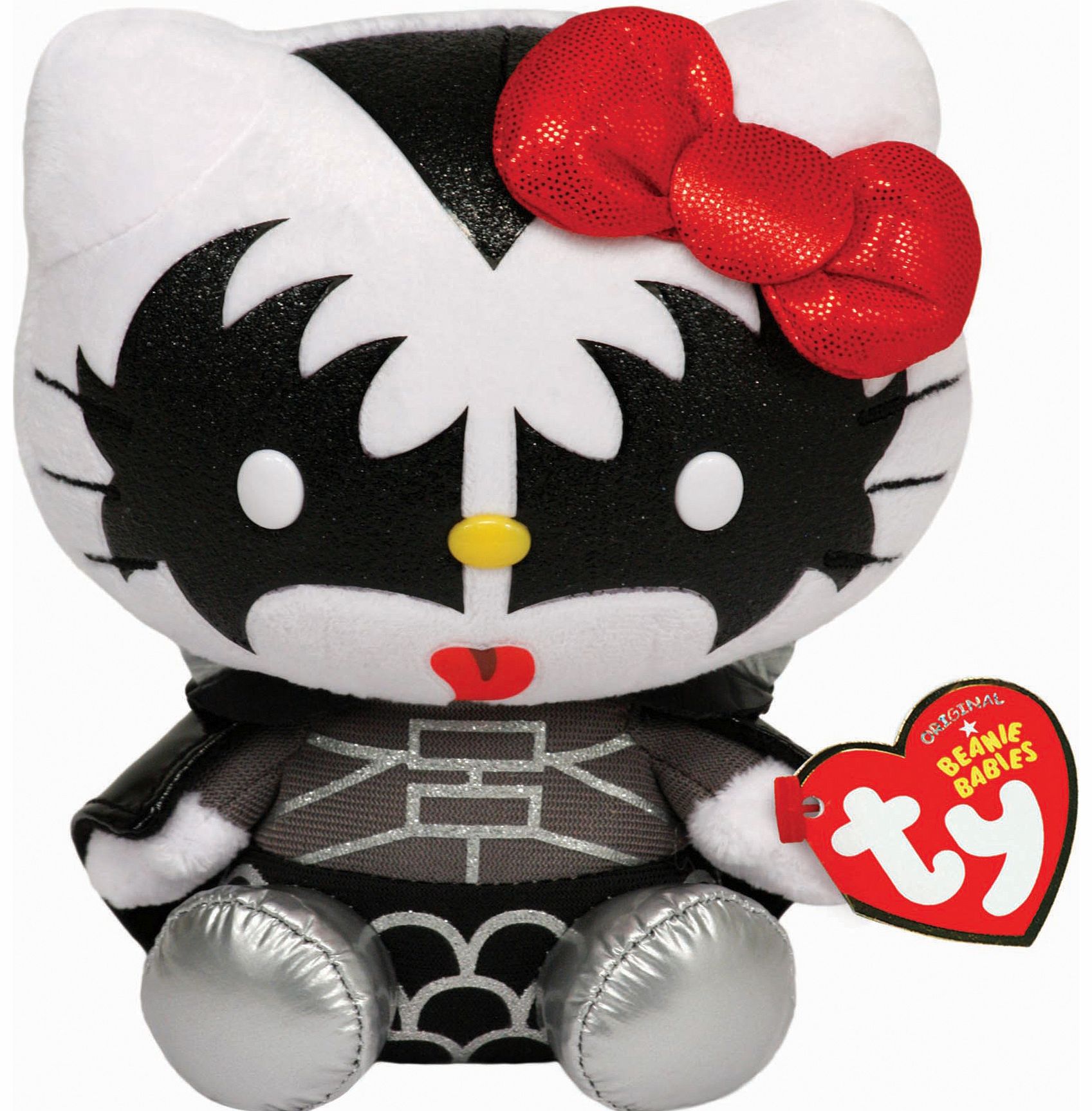 TY Hello Kitty Kiss Demon Beanie