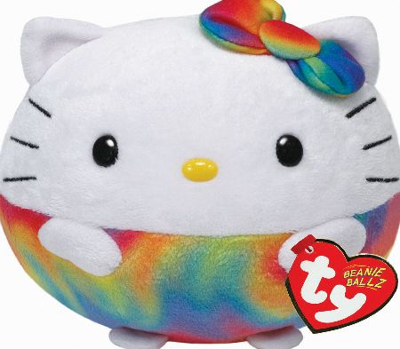TY Hello Kitty Rainbow Beanie Ballz Medium