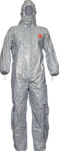 Tychem, 1228[^]8653H Hooded Disposable Coverall Grey Large