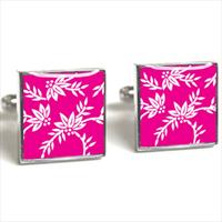 Tyler and Tyler Pink Franklin Cufflinks by