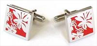 Tyler and Tyler Red Vine Cufflinks by