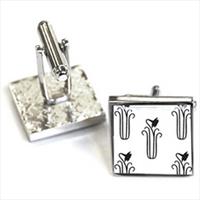 Tyler and Tyler White Clement Cufflinks by