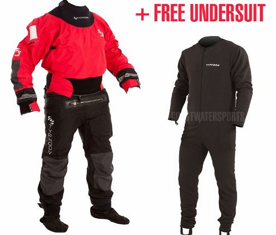 Multisport 4 Drysuit with Con Zip + FREE THERMAL UNDERSUIT Small