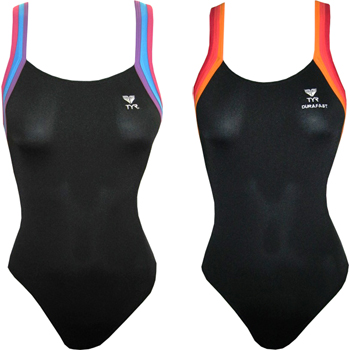 TYR Ladies H Back Tricolour Swimsuit SS11
