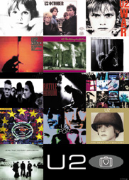 U2 Album Covers Giant Poster
