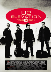 U2 Elevation Tour Poster
