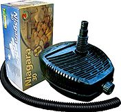 Ubbink Niagra Steel Waterfall 30cm - 3500 Pump - 25mm