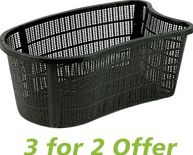 Ubbink Wide Kidney Shape Planting Basket - 3 pack