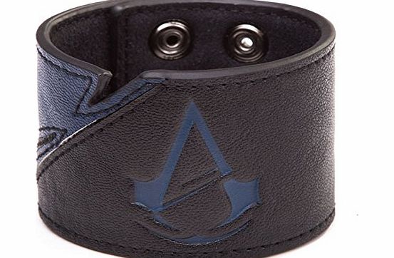 UBI Soft Assassins Creed Unity: Black and Blue Logo Wristband (Electronic Games)