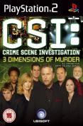 UBI SOFT CSI Crime Scene Investigation 3 Dimensions Of Murder PS2