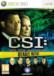 UBI SOFT CSI Crime Scene Investigation Deadly Intent Xbox 360