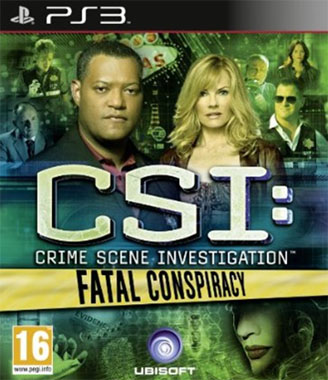 UBI SOFT CSI Crime Scene Investigation Fatal Conspiracy PS3