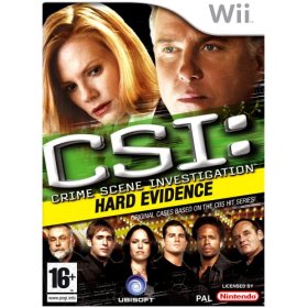UBI SOFT CSI Crime Scene Investigation Hard Evidence Wii