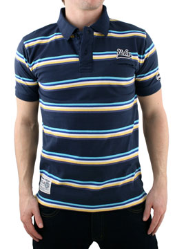 Peacoat/Navy Stripe Polo Shirt