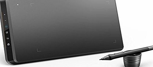 Ugee EX07 Ultra Slim Pro Graphics Tablet TouchSense amp; Cypress TrueTouch Technology with SilkScreen S2 (5080 LPI 220 RPS 2048 Levels 8x5`` Active Area)