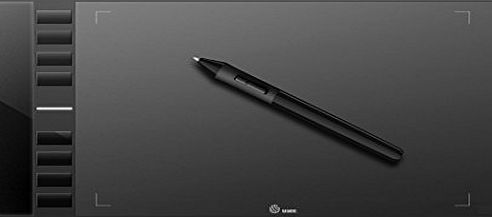 M708 Ugee Drawing Graphics Tablet 10x6`` with 8 Express Keys (5080 LPI 230 RPS 2048 Levels) Windows & Mac - UK Stock