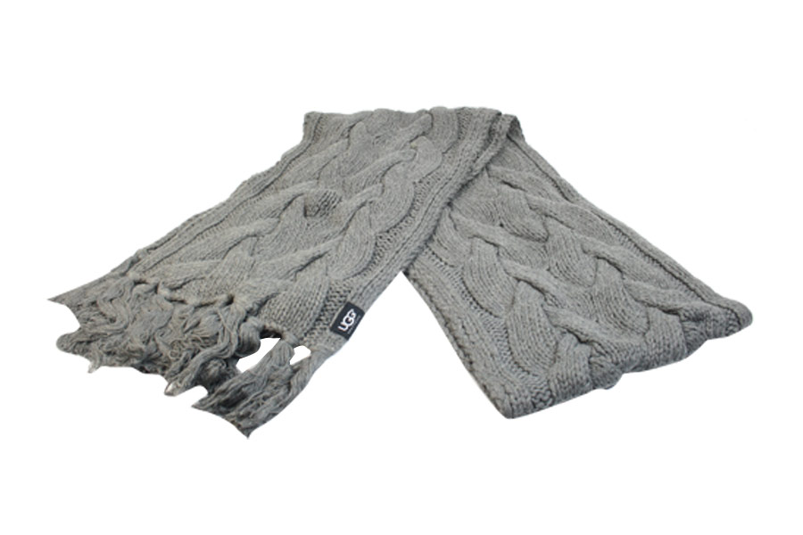 &reg; Australia - Cable Scarf - Heather Grey