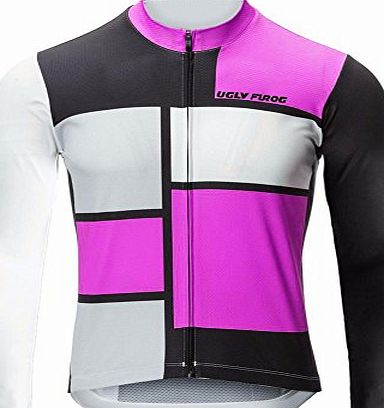 Uglyfrog 2017 Winter Thermal Fleece New Men Outdoor Sports Cycling Long Sleevees Cycle Jerseys Bike Shirts Bicycle Tops CJ47