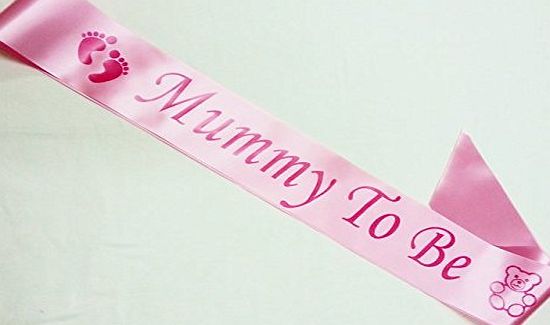 Uk Baby Shower Co Mummy To Be Baby Shower Party Sash (Pink)